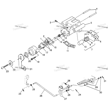 REAR BRAKE SPORT 400L W97BA38C & TRAIL BLAZER
