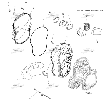 BODY, CLUTCH COVER