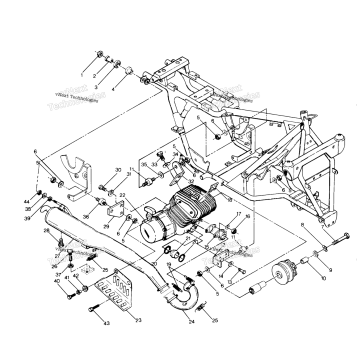 ENGINE & MUFFLER MOUNTING