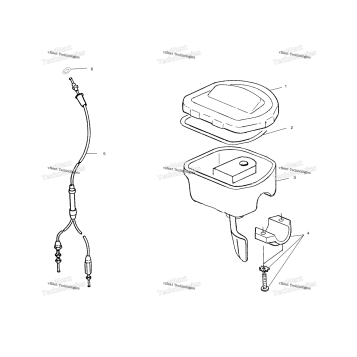 CONTROLSTHROTTLE ASM/CABLE /CB
