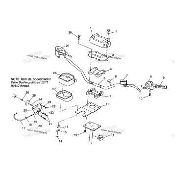 STEERING HANDLEBAR SPORTSMAN 4X4