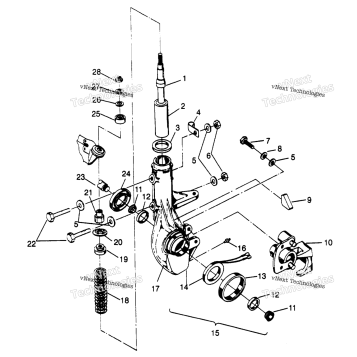FRONT STRUT ASSEMBLY 4X4 300