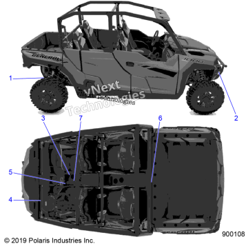 BODY, DECALS, WARNING