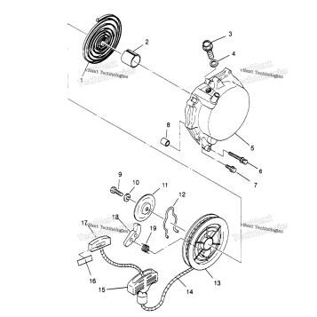 RECOIL STARTER SPORTSMAN 4X4