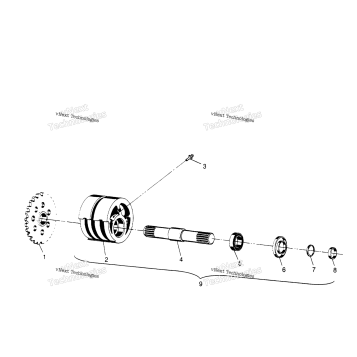 FRONT TIGHTENER ASSEMBLY SPORTSMAN 4X4
