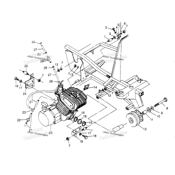 ENGINE MOUNTING TRAIL BLAZER