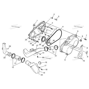 CLUTCH COVER TRAIL BLAZER (4940124012C006)