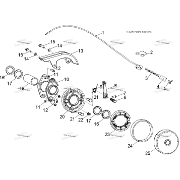 BRAKE, REAR