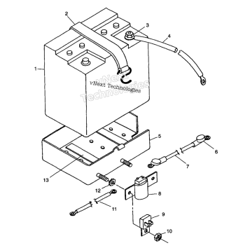 BATTERY BOX 099LD3AS (4946734673A012)