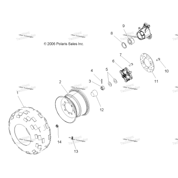 WHEEL, REAR