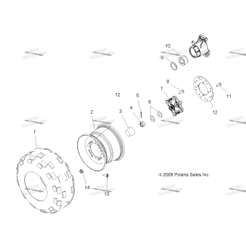 WHEEL, REAR