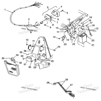 ELECTRICAL/TAILLIGHT XPLORER 500