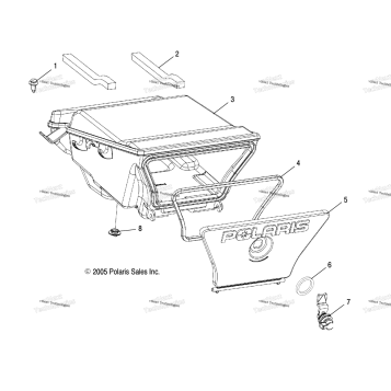 STORAGE BOX, REAR