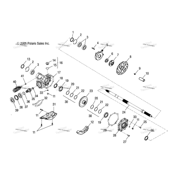 WHEELS, REAR AXLE