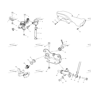 REAR BRAKE MASTER CYLINDER A01BA50AA