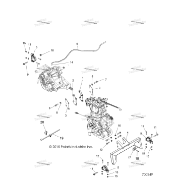 ENGINE, TRANSMISSION MOUNTING & LONG BLOCK
