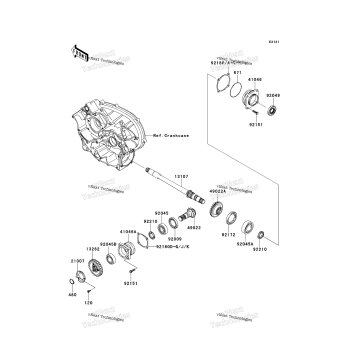 FRONT BEVEL GEAR