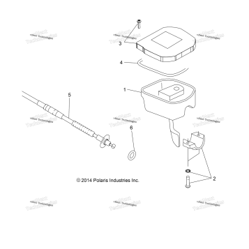 STEERING, CONTROLS, THROTTLE ASM. & CABLE