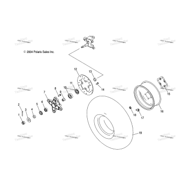 FRONT HUB & FRONT WHEEL