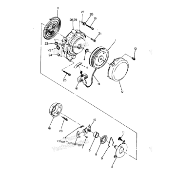 RECOIL STARTER ASSEMBLY 250 4X4 UPDATE