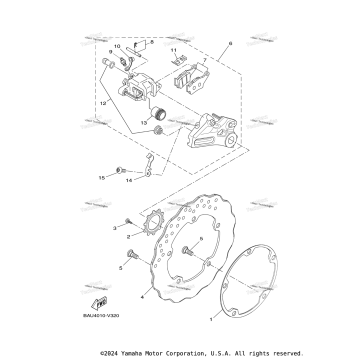 REAR BRAKE CALIPER