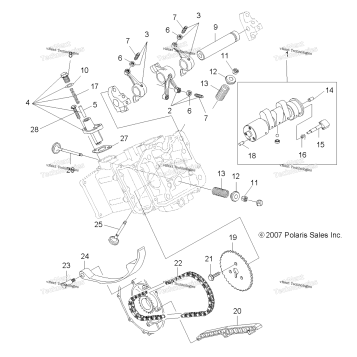 ENGINE, VALVES & CAMSHAFT