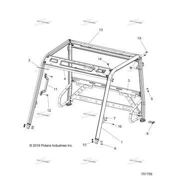 CHASSIS, CAB FRAME