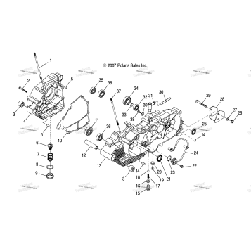 ENGINE, CRANKCASE