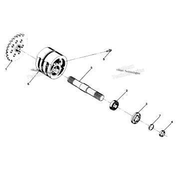 DETAILS FRONT DRIVE ASSEMBLY 350 4X4 UPDATE FRONT TIGHTENER ASSEMBLY