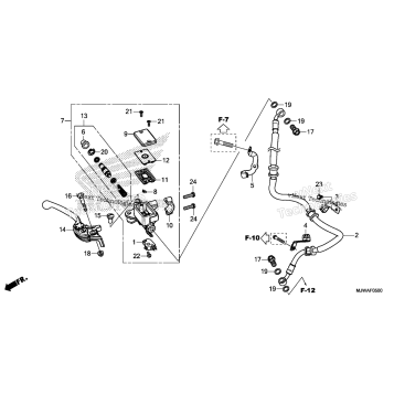 FRONT BRAKE MASTER CYLINDER (1)