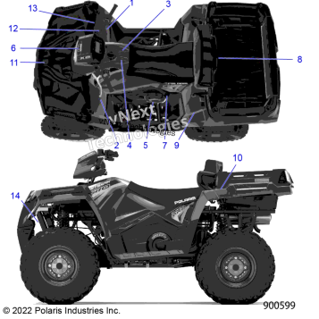 BODY, DECALS, GENERAL