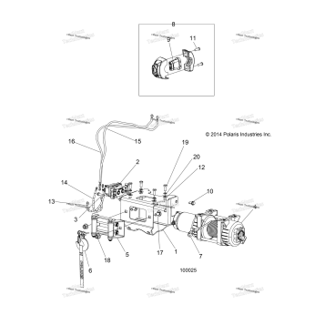 CHASSIS, WINCH A17SES57CL/EL