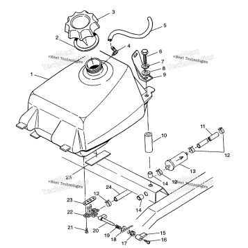 FUEL TANK MAGNUM 2X4