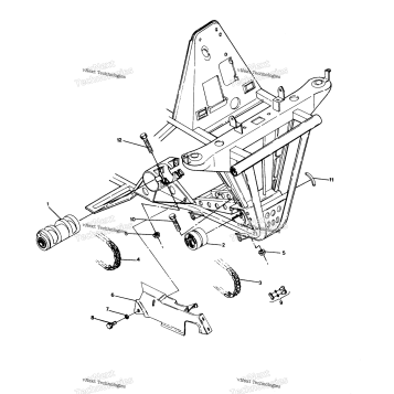 FRONT DRIVE ASSEMBLY 250 4X4