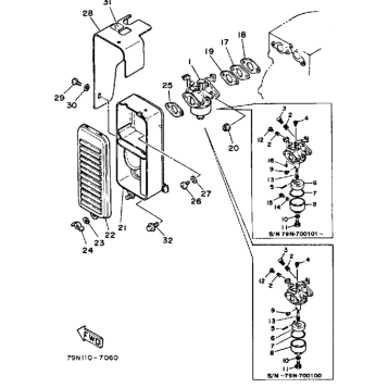 CARBURETOR-AIR FILTER