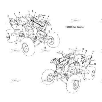 DECALS A04GJ50 (4986168616D10)