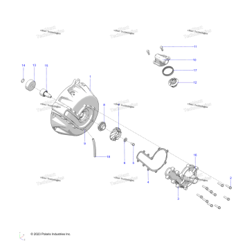 ENGINE, COOLING SYSTEM & WATER PUMP