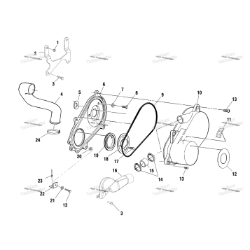 CLUTCH COVER A01CL50AA