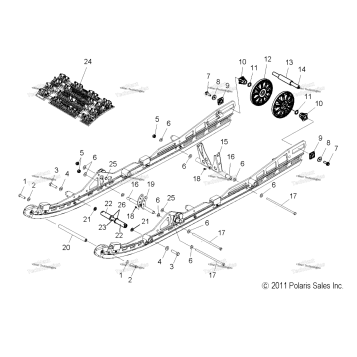 SUSPENSION, REAR S12CK6 ALL OPTIONS (49SNOWSUSPRR12600RMK144)