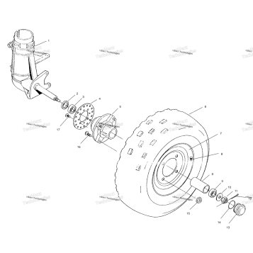 FRONT WHEEL ASSEMBLY