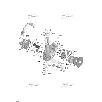 PTO COVER AND MAGNETO