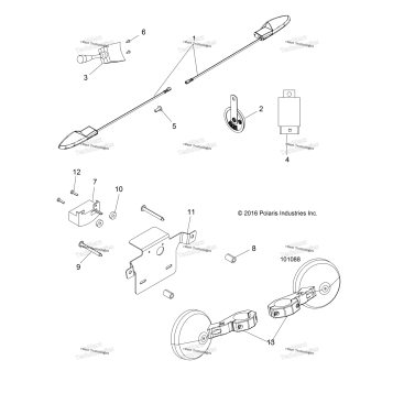 ELECTRICAL, TURN SIGNALS, HORN AND MIRRORS