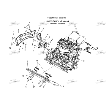 ENGINE MOUNTING RH & FRONT