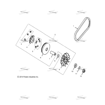 DRIVE TRAIN, PRIMARY CLUTCH
