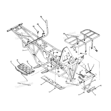 FRAME W/RACKS ASSEMBLY 250 4X6
