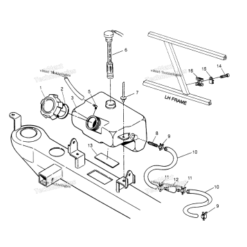 OIL TANK ASSEMBLY XPLORER 4X4