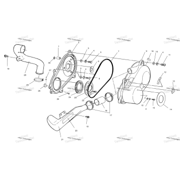 CLUTCH COVER ASSEMBLY W958144