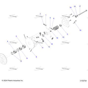 DRIVE TRAIN, PRIMARY CLUTCH