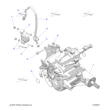 DRIVE TRAIN, MAIN GEARCASE MOUNTING