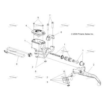 BRAKES, FRONT BRAKE LEVER & MASTER CYLINDER